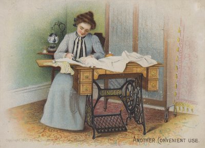 Máquina de coser Singer, La hoja de extensión práctica, Ayuda de las madres de American School